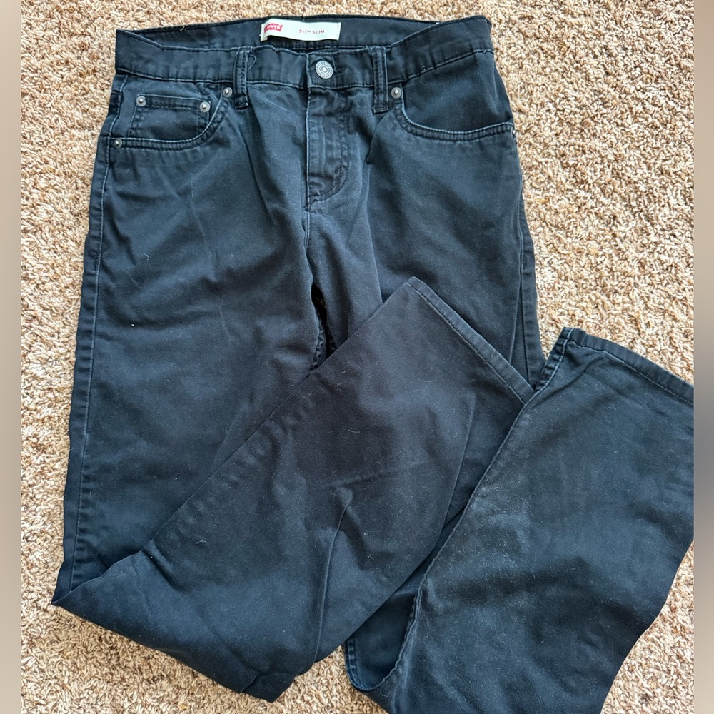 Black Levi’s 511 slim, size 18 Reg 29x29